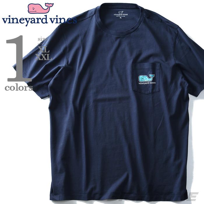 【WEB限定価格】ブランドセール 【大きいサイズ】【メンズ】Vineyard Vines(ヴィニヤードヴァインズ) ポケット付き半袖プリントTシャツ【USA直輸入】1v000004