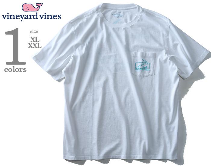 【WEB限定価格】ブランドセール 【大きいサイズ】【メンズ】Vineyard Vines(ヴィニヤードヴァインズ) ポケット付き半袖プリントTシャツ【USA直輸入】1v000008