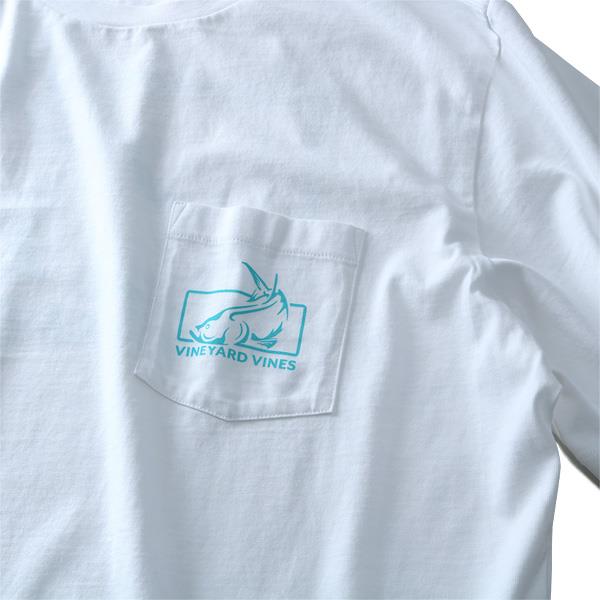 【WEB限定価格】ブランドセール 【大きいサイズ】【メンズ】Vineyard Vines(ヴィニヤードヴァインズ) ポケット付き半袖プリントTシャツ【USA直輸入】1v000008