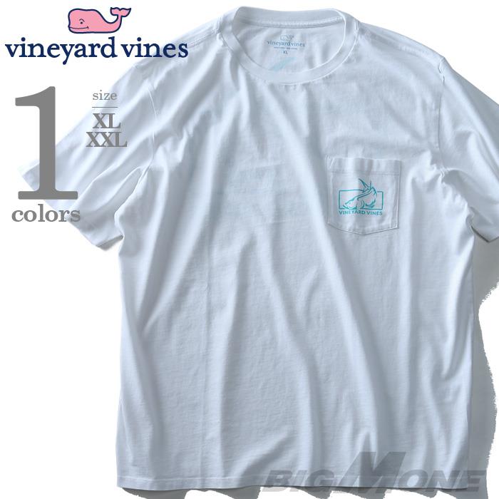 【WEB限定価格】ブランドセール 【大きいサイズ】【メンズ】Vineyard Vines(ヴィニヤードヴァインズ) ポケット付き半袖プリントTシャツ【USA直輸入】1v000008