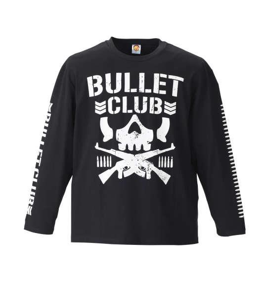 大きいサイズ メンズ 新日本プロレス BULLET CLUB長袖Tシャツ (ビッグロゴ) ブラック 1178-8370-1 3L 4L 5L 6L 8L