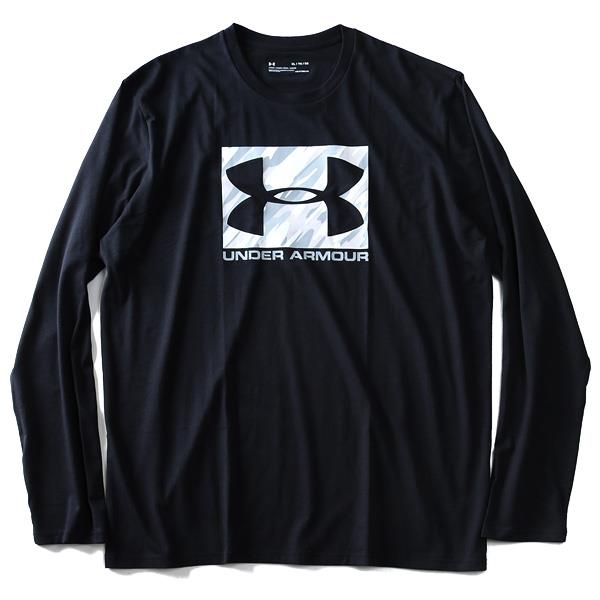 大きいサイズ メンズ UNDER ARMOUR アンダーアーマー 長袖 Ｔシャツ ロンＴ スポーツ プリント ロングTシャツ スポーツウェア USA 直輸入 1318584