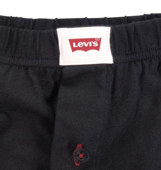 大きいサイズ メンズ Levi's ニットトランクス 下着 肌着 インナー 前開き トランクス パンツ ブラック 1149-8300-2 2L 3L 4L 5L 6L 8L