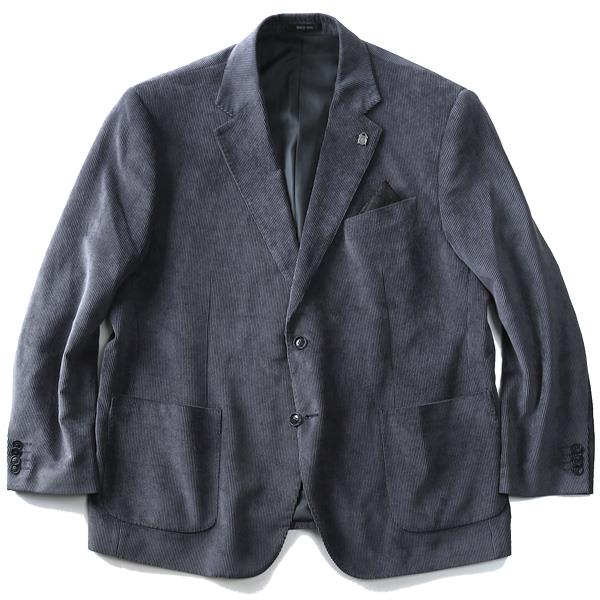 【WEB限定価格】大きいサイズ メンズ SARTORIA BELLINI マイクロコール 2ツ釦 ジャケット azjk3218603