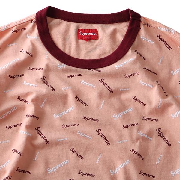 大きいサイズ メンズ SUPREME シュプリーム 総柄 半袖 Tシャツ USA 直輸入 fw18kn17