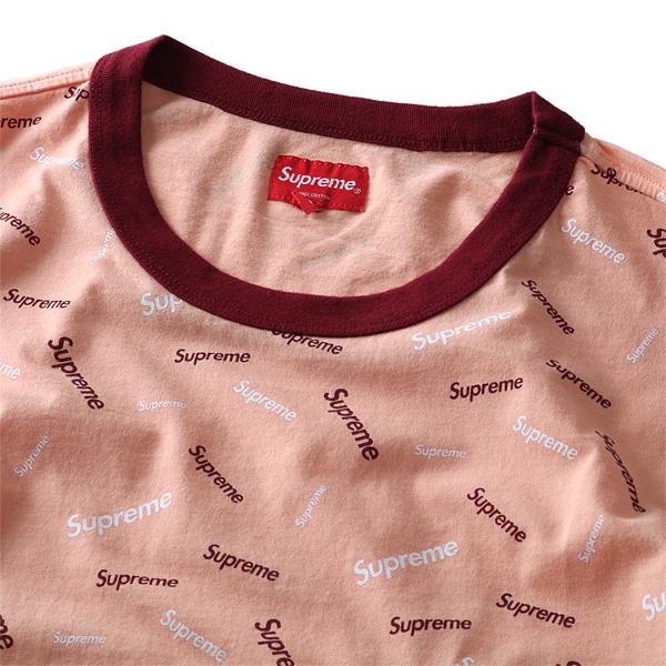 大きいサイズ メンズ SUPREME シュプリーム 総柄 半袖 Tシャツ USA 直輸入 fw18kn17