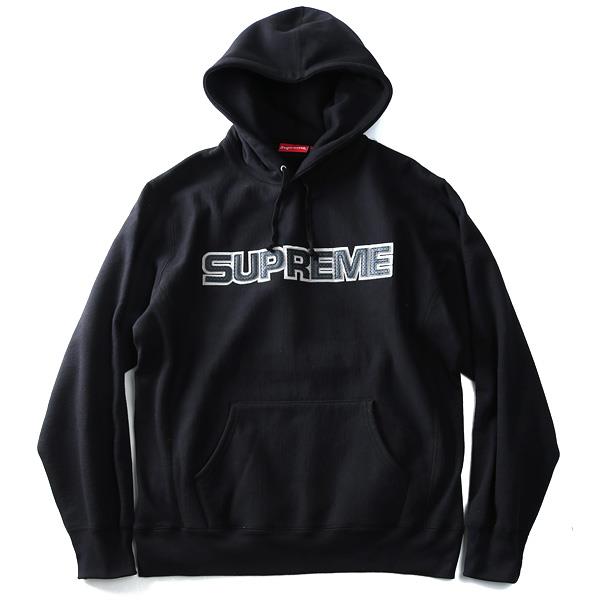 大きいサイズ メンズ SUPREME シュプリーム 長袖 プルパーカー USA 直輸入 fw18sw30