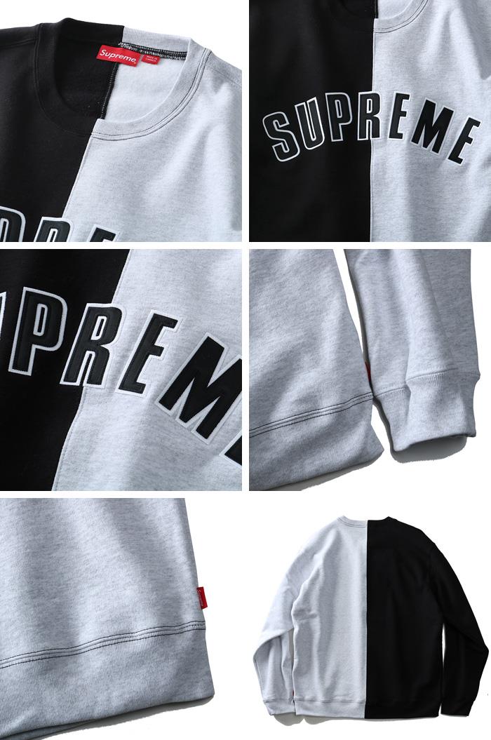 大きいサイズ メンズ SUPREME シュプリーム 長袖 デザイントレーナー USA 直輸入 fw18sw67