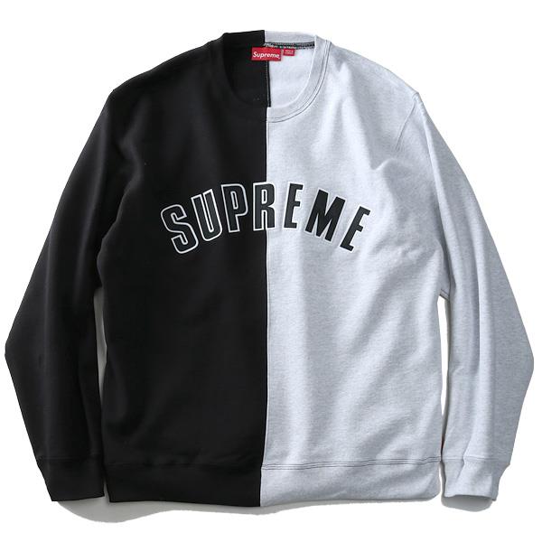 大きいサイズ メンズ SUPREME シュプリーム 長袖 デザイントレーナー USA 直輸入 fw18sw67