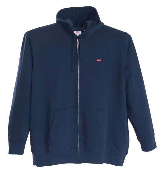 大きいサイズ メンズ Levi's フルジップパーカー ネイビー 1178-9110-2 2XL 3XL 4XL 5XL