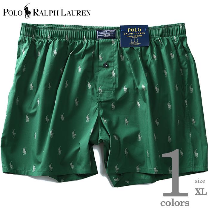 大きいサイズ メンズ POLO RALPH LAUREN ポロ ラルフローレン インナー 肌着 下着 総柄トランクス USA 直輸入 r382hr