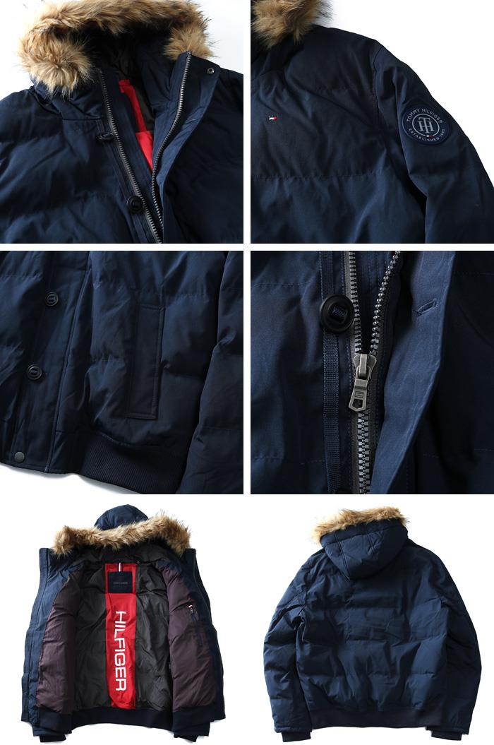 【WEB限定価格】ブランドセール 【大きいサイズ】【メンズ】TOMMY HILFIGER(トミーヒルフィガー) ファー付中綿ジャケット【USA直輸入】158ap466