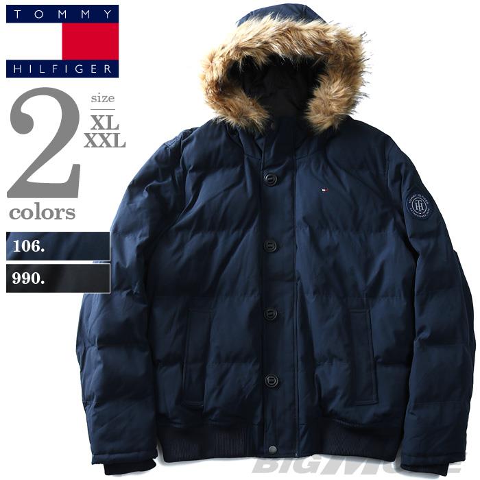 【WEB限定価格】ブランドセール 【大きいサイズ】【メンズ】TOMMY HILFIGER(トミーヒルフィガー) ファー付中綿ジャケット【USA直輸入】158ap466