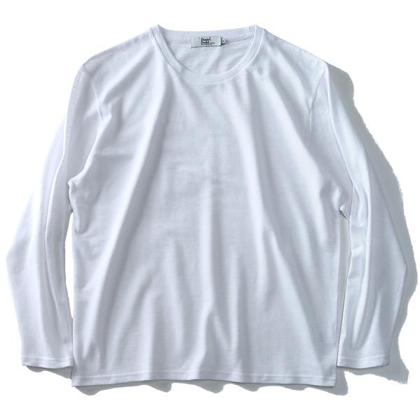 【WEB限定価格】大きいサイズ メンズ DANIEL DODD 長袖 Tシャツ ロンＴ スラブ 鹿の子 ロングTシャ ツ azt-190184