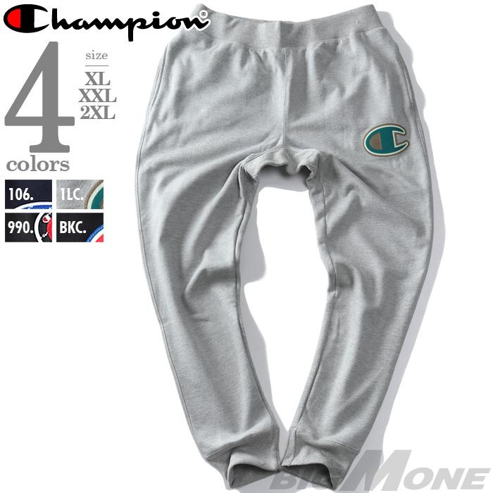 【WEB限定価格】ブランドセール 【大きいサイズ】【メンズ】Champion(チャンピオン) ビッグロゴスウェットパンツ【USA直輸入】gf01-c