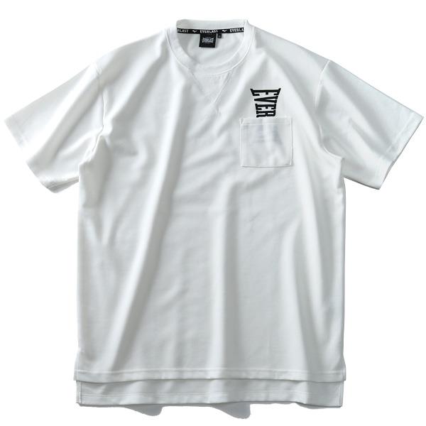 【WEB限定価格】大きいサイズ メンズ EVERLAST ポケット付 半袖 Tシャツ elc91101