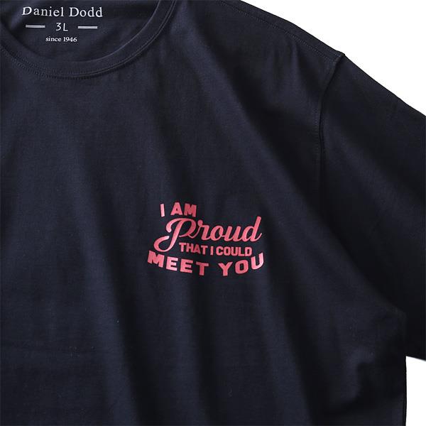 タダ割 大きいサイズ メンズ DANIEL DODD 半袖 Tシャツ オーガニック プリント 半袖Tシャツ I AM PROUD azt-190224