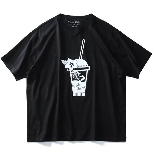 タダ割 大きいサイズ メンズ DANIEL DODD 半袖 Tシャツ オーガニック プリント 半袖Tシャツ Flavor azt-190225