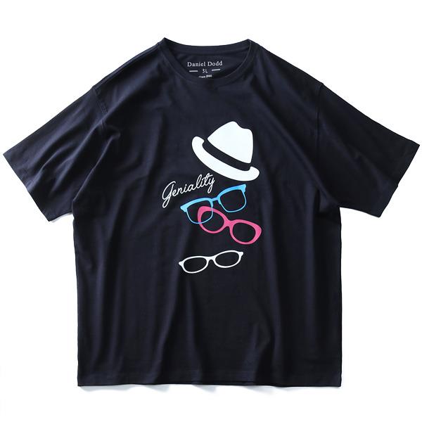 タダ割 大きいサイズ メンズ DANIEL DODD 半袖 Tシャツ オーガニック プリント 半袖Tシャツ Geniality azt-190229