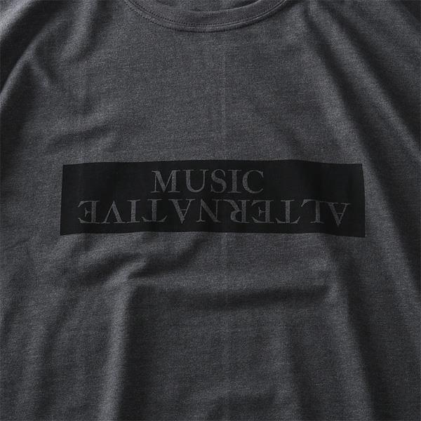 タダ割 大きいサイズ メンズ DANIEL DODD 半袖 Tシャツ オーガニック プリント 半袖Tシャツ MUSIC ALTERNATIVE azt-190232