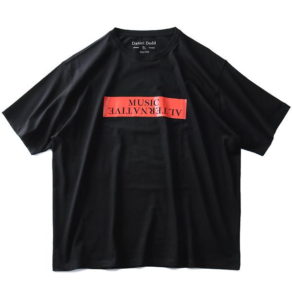 タダ割 大きいサイズ メンズ DANIEL DODD 半袖 Tシャツ オーガニック プリント 半袖Tシャツ MUSIC ALTERNATIVE azt-190232