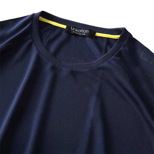 大きいサイズ メンズ LINKATION DRY ラグラン 半袖 Tシャツ 吸汗速乾 アスレジャー スポーツウェア la-t190292