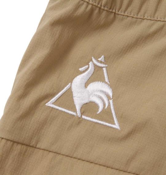 大きいサイズ メンズ LE COQ SPORTIF ストレッチ ナイロン クォーターパンツ ニューベージュ 1174-9210-1 2L 3L 4L 5L 6L