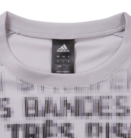 大きいサイズ メンズ adidas グラフィック 半袖 Tシャツ グレー 1178-9282-1 3XO 4XO 5XO 6XO 7XO 8XO