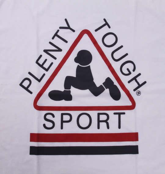 大きいサイズ メンズ PLENTY TOUGH SPORT 半袖 Tシャツ ホワイト 1178-9291-1 3L 4L 5L 6L