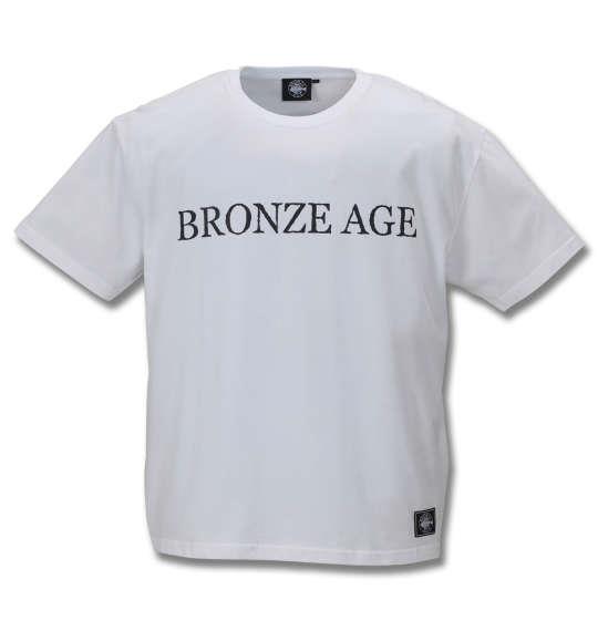 大きいサイズ メンズ BRONZE AGE 半袖 Tシャツ ホワイト 1178-9511-1 3L 4L 5L 6L 8L