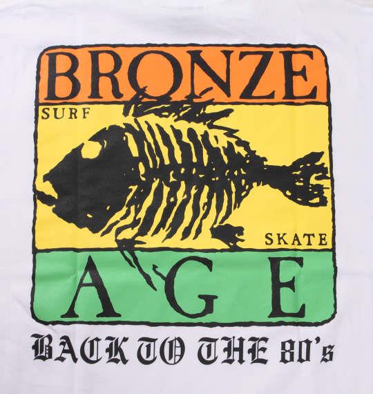 大きいサイズ メンズ BRONZE AGE 半袖 Tシャツ ホワイト 1178-9511-1 3L 4L 5L 6L 8L