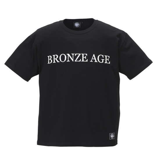 大きいサイズ メンズ BRONZE AGE 半袖 Tシャツ ブラック 1178-9511-2 3L 4L 5L 6L 8L