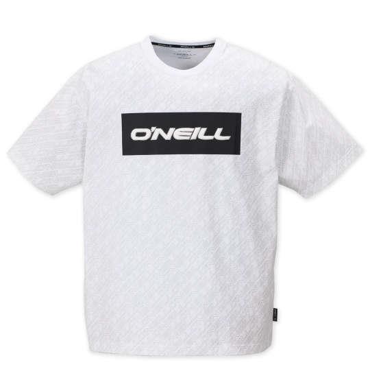 大きいサイズ メンズ O'NEILL 半袖 Tシャツ ホワイト 1178-9215-1 3L 4L 5L 6L