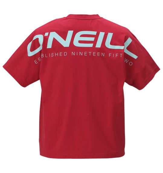 大きいサイズ メンズ O'NEILL 半袖 Tシャツ レッド 1178-9216-1 3L 4L 5L 6L