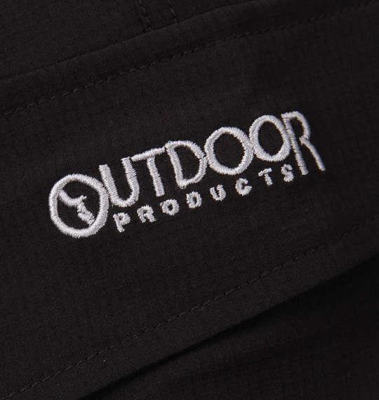大きいサイズ メンズ OUTDOOR PRODUCTS ストレッチ クロップド カーゴ パンツ ブラック 1154-9240-2 3L 4L 5L 6L 7L 8L