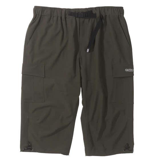 大きいサイズ メンズ OUTDOOR PRODUCTS ストレッチ クロップド カーゴ パンツ カーキ 1154-9240-3 3L 4L 5L 6L 7L 8L