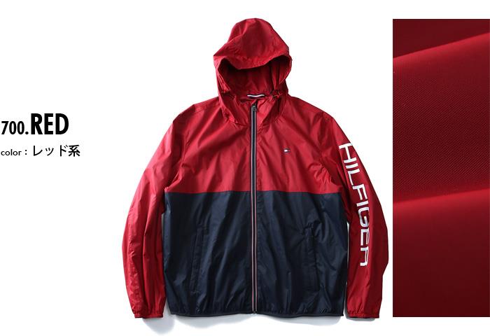 【WEB限定価格】ブランドセール 大きいサイズ メンズ TOMMY HILFIGER トミーヒルフィガー フード付 ナイロン ジャケット 撥水加工 USA直輸入 158an416