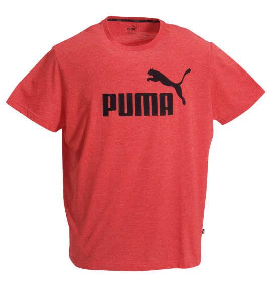 大きいサイズ メンズ PUMA エッセンシャルヘザー 半袖 Tシャツ ハイリスクレッドヘザー 1178-9210-3 2XL 3XL 4XL 5XL 6XL