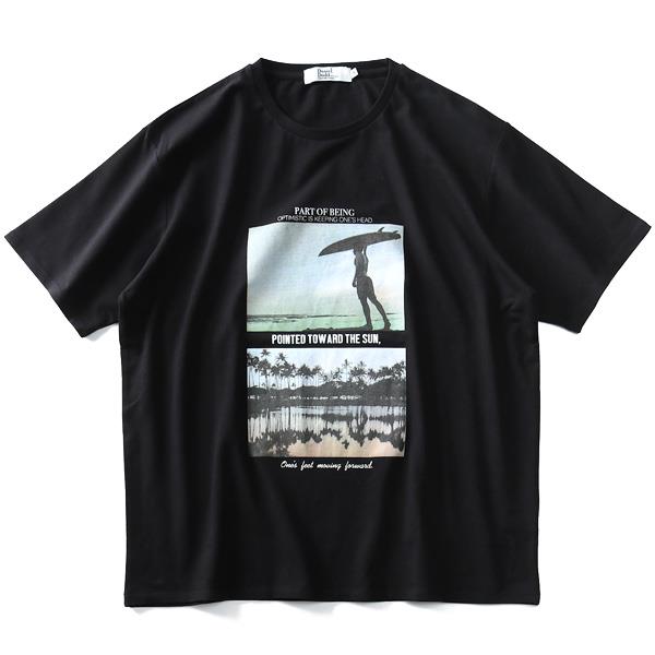 【WEB限定価格】大きいサイズ メンズ DANIEL DODD フォト プリント 半袖 Tシャツ azt-1902140