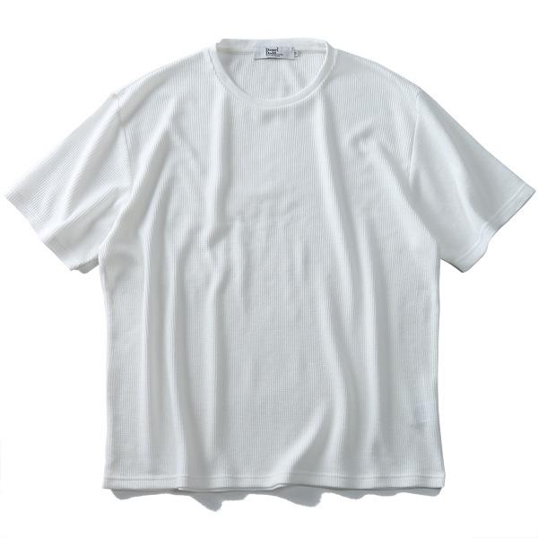 【WEB限定価格】【pd0525】大きいサイズ メンズ DANIEL DODD サーマル クルーネック 半袖 Tシャツ azt-1902134