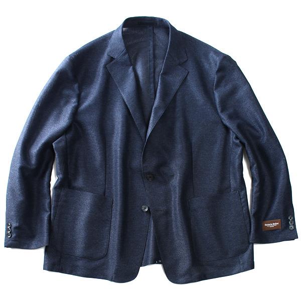 大きいサイズ メンズ SARTORIA BELLINI カラミ素材 シングル 2ツ釦 サマー ジャケット azj9004