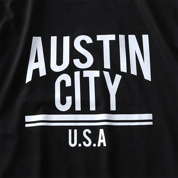 大きいサイズ メンズ DANIEL DODD オーガニック プリント 半袖 Tシャツ AUSTIN CITY azt-190245