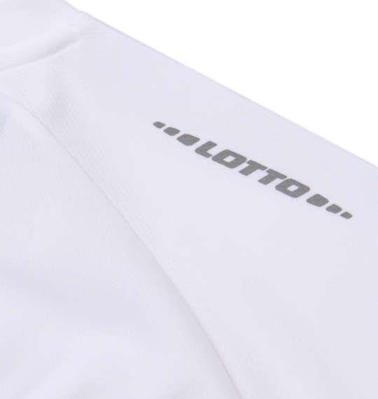 大きいサイズ メンズ LOTTO DRY メッシュ 半袖 Tシャツ ホワイト 1178-9516-1 3L 4L 5L 6L 8L