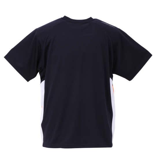 大きいサイズ メンズ LOTTO DRY メッシュ 半袖 Tシャツ ネイビー 1178-9516-2 3L 4L 5L 6L 8L