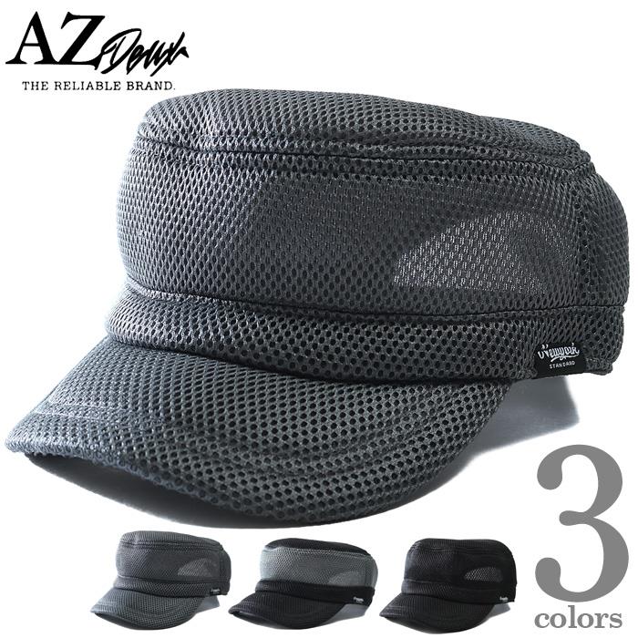 大きいサイズ メンズ AZ DEUX エアメッシュ ワーク キャップ 帽子 714-190302