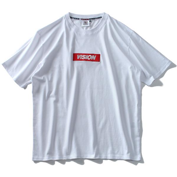 大きいサイズ メンズ VISION STREET WEAR BOXロゴ プリント 半袖 Tシャツ 9504102