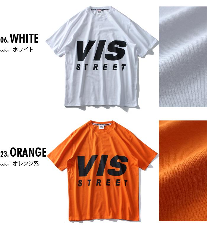 大きいサイズ メンズ VISION STREET WEAR デカロゴ プリント 半袖 Tシャツ 9504109