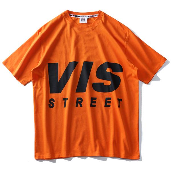 大きいサイズ メンズ VISION STREET WEAR デカロゴ プリント 半袖 Tシャツ 9504109