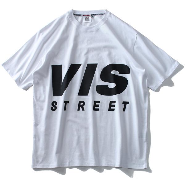 大きいサイズ メンズ VISION STREET WEAR デカロゴ プリント 半袖 Tシャツ 9504109