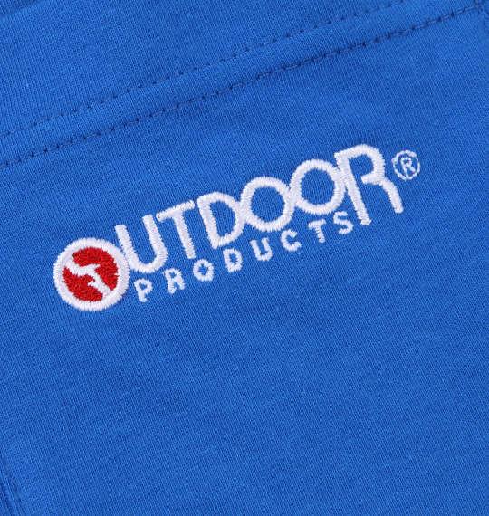 大きいサイズ メンズ OUTDOOR PRODUCTS 天竺 ポケット付 半袖 Tシャツ ブルー 1158-9210-4 3L 4L 5L 6L 8L